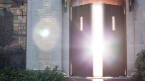 Open church door
